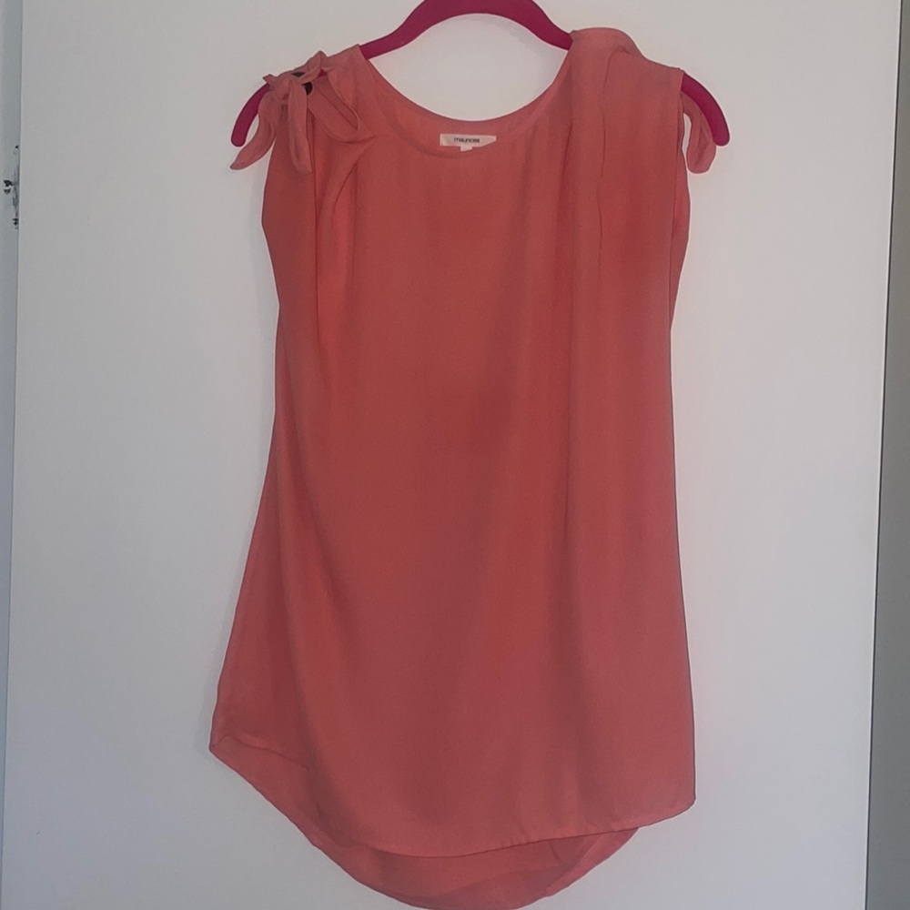 Small Maurice’s Light Coral Blouse